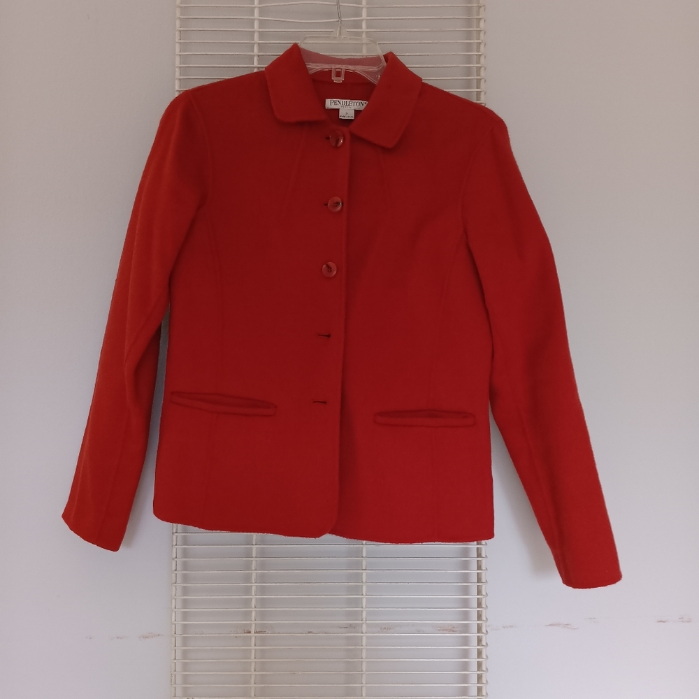 100% Merino Wool Orange Jacket